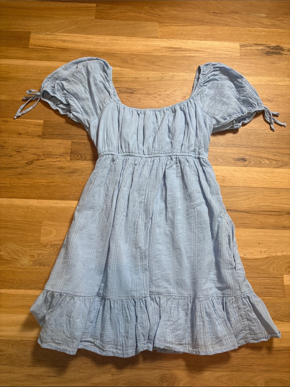 Honey & Sparkle Blue Babydoll Dress - Picture 11 of 14